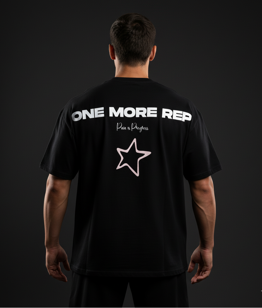 CAMISETA OVERSIZE ONE MORE REP