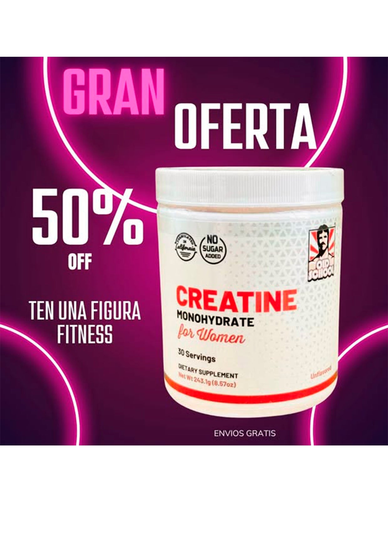 CREATINA PARA MUJERES 3 EN 1